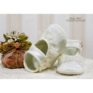 Atłasowy Sandałek Kremowy Kod 015/6