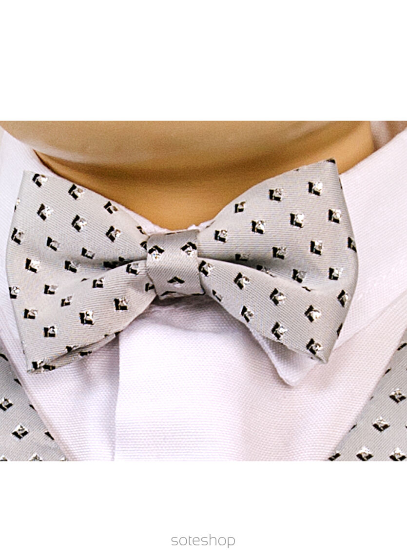 Muszka atłasowa szara