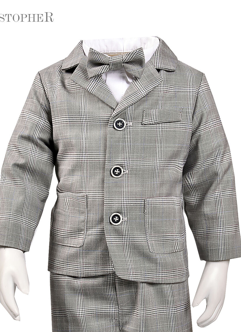 Marynarka KOD.5388 w kratkę szarą