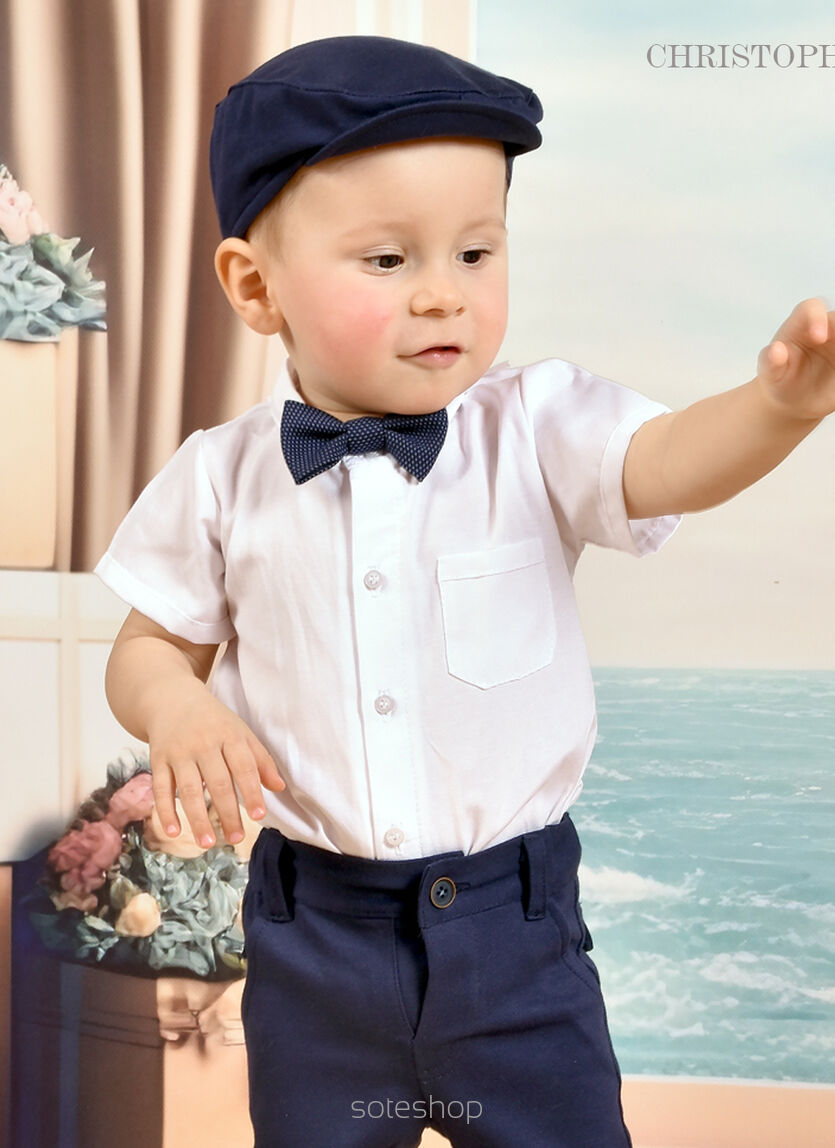 Kaszkiet Chłopięcy Kod.3016 granatowy