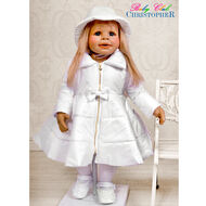 Płaszczyk Lala ZIMOWY biały Kod.6185 - 3