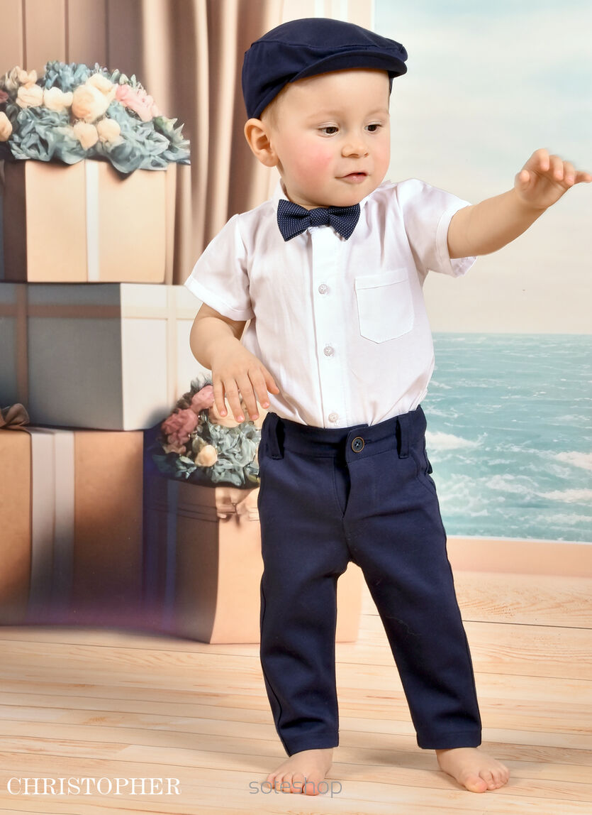 Spodnie granatowe Kod.7076