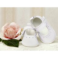 Skórzana Baletka Biała Kod 2798/30 - 3