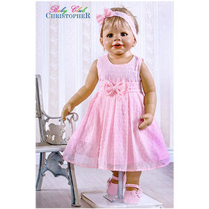 Sukienka w Bąbelki Różowa