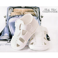 Sandał Skórzany Biały Kod.5324/1 - 3