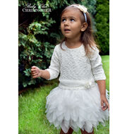 Sukienka LUCY  Kremowa Kod.6536 - 2