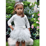 Sukienka LUCY  Kremowa Kod.6536 - 4