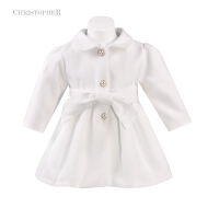 Płaszczyk kremowy z flauszu kod.7168 - 7