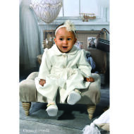 Płaszczyk kremowy z flauszu kod.7168 - 3