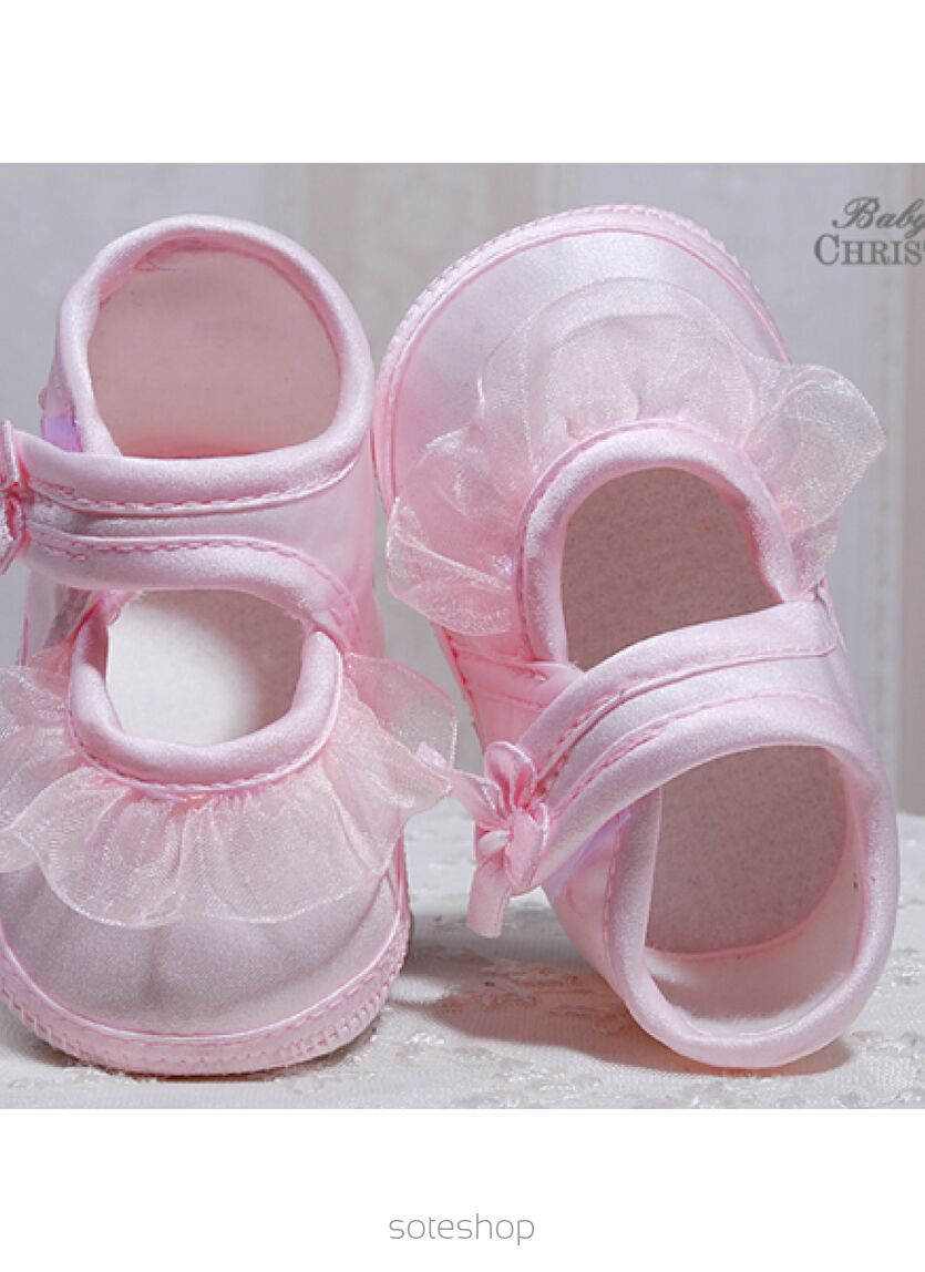 Atłasowy Sandałek Różowy Kod 015/8